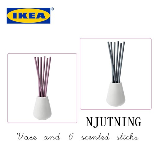 Ikea Njutning Vase And 6 Scented Sticks Shopee Malaysia