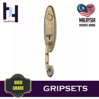 GRIPSET ENTRANCE MAIN DOOR HANDLE  LOCK TOMBOL PINTU  DEPAN  