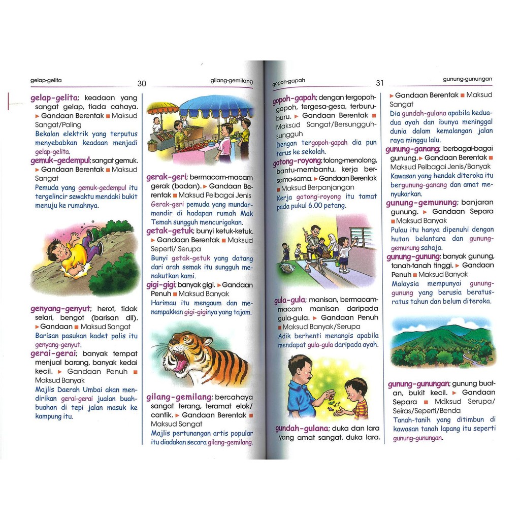 Makna Kata Ganda Berentak