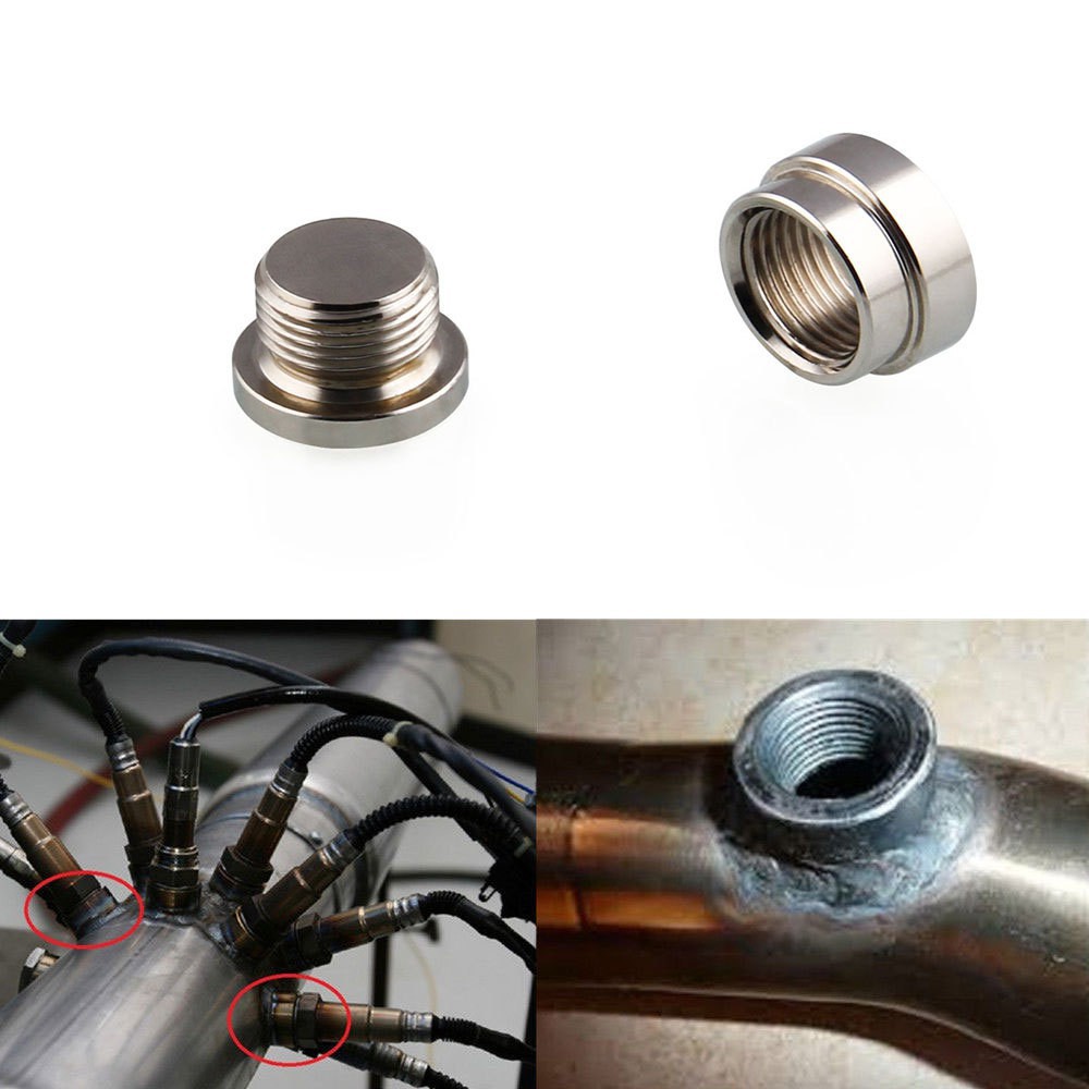 Toyota 02 Oxygen Sensor Flange With Studs 1 Bung 3/8 thick flange Car