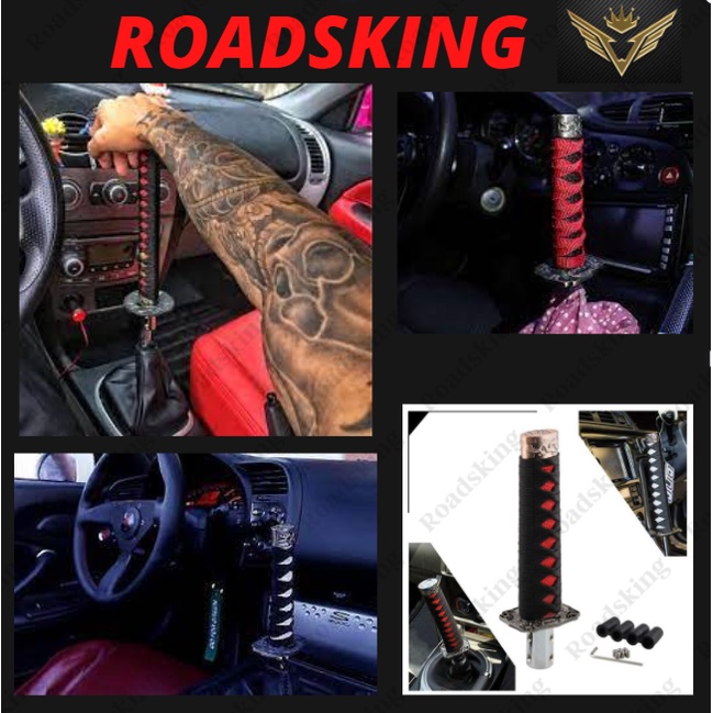 Universal 20CM 25CM JDM Katana Samurai Sword Shift Knob Shifter With Adapters Gear Shift knob