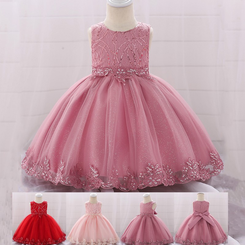 baby girl 1st birthday princess dress