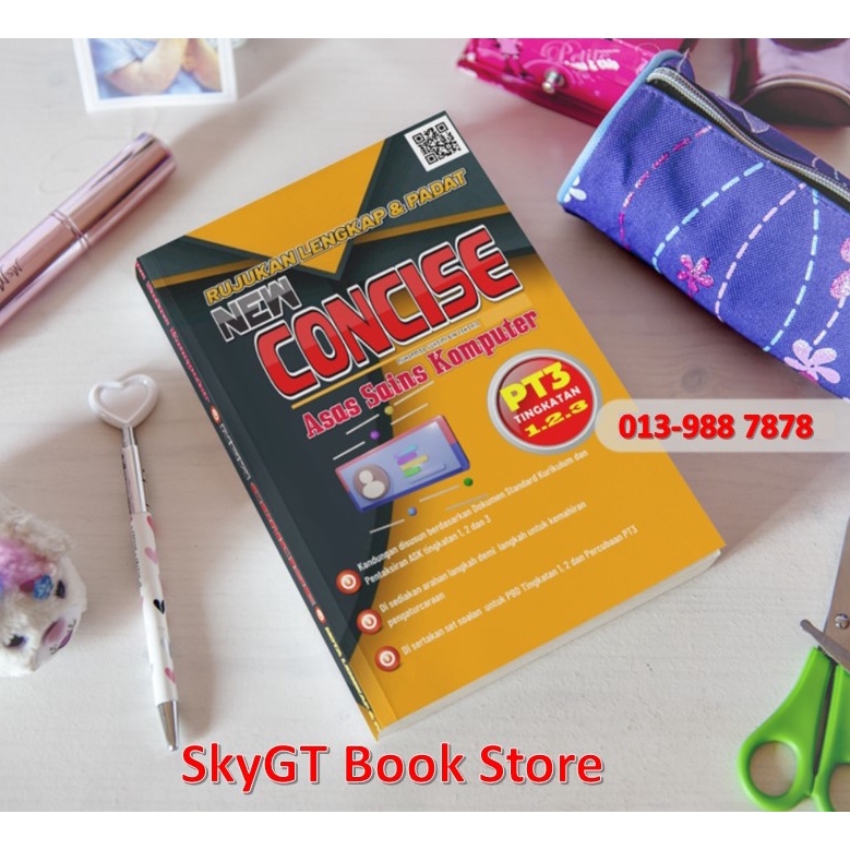 BUKU ASK TING 1,2,3  NEW CONCISE NOTA & RUJUKAN ASAS SAINS KOMPUTER