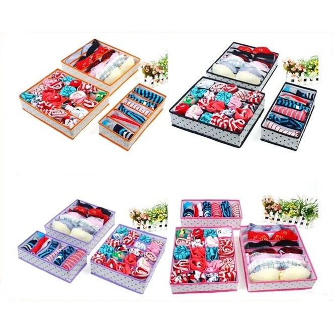 Macy’s Set of 3 Drawer Dividers Closet Organizers Bra Underwear Storage