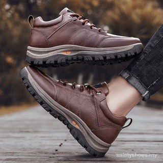 Murah Original Red Wing Outdoor Hiking Men Safety Boot Ready Stock Fashion Army Man Cowboy Boots Dr Marten Martin Boots Vintage Korean Style Travel Casual Business Kasut Kulit Lelaki Red eWUU