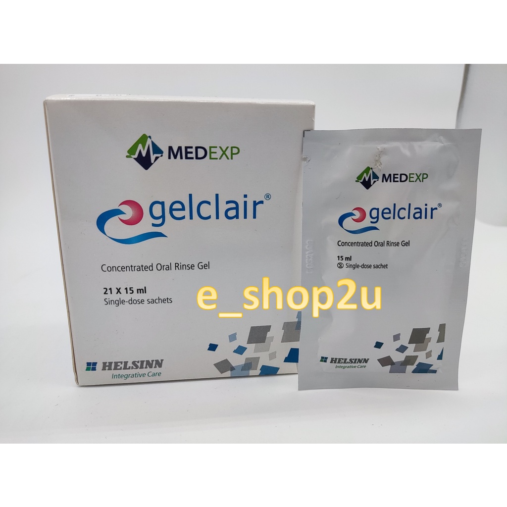 Gelclair Concentrated Oral Rinse Gel Sachet (15ml) Shopee Malaysia