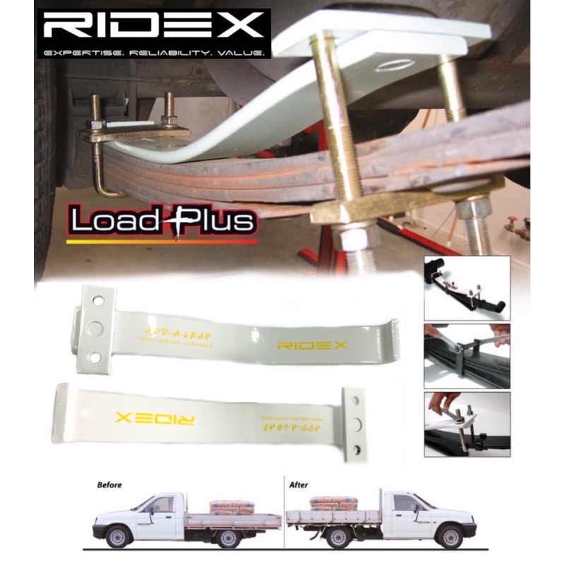 RIDEX ADD A LEAF LOAD PLUS HELPER LEAF SPRING vigo,revo,rogue,ranger