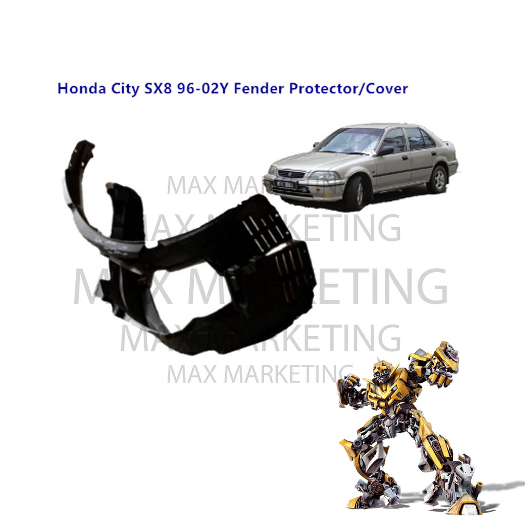 HONDA CITY SX8 FRONT FENDER PROTECTOR COVER LINER UNDER SHIELD INNER WHEEL  SPLASHING GUARD DAUN PISANG