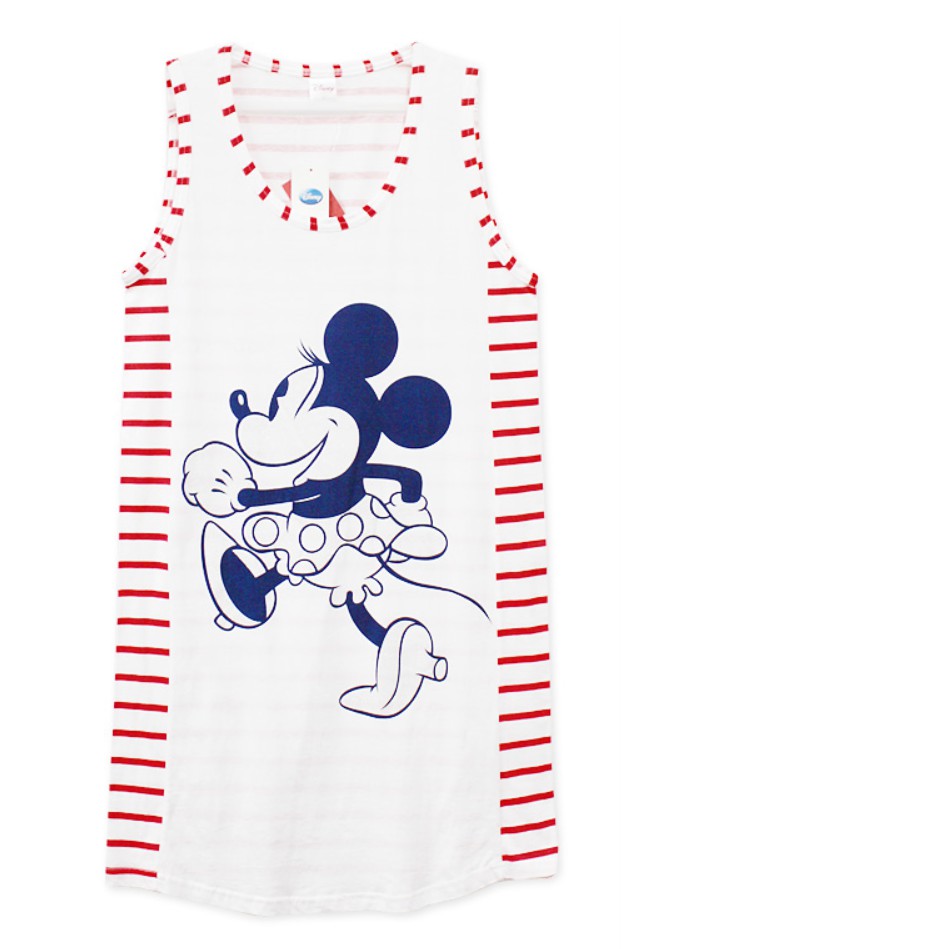  Kaos  Panjang Mickey Marine Disney asli Dibuat di Korea 