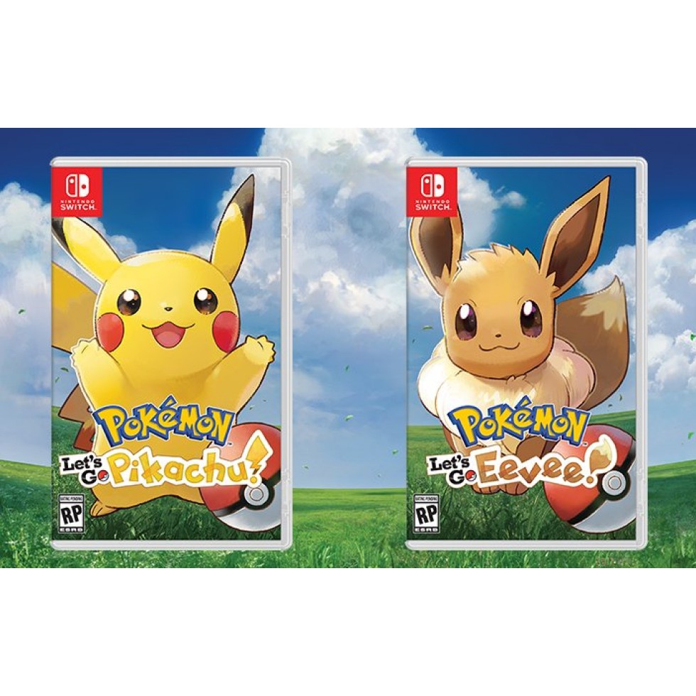 nintendo switch pikachu and eevee