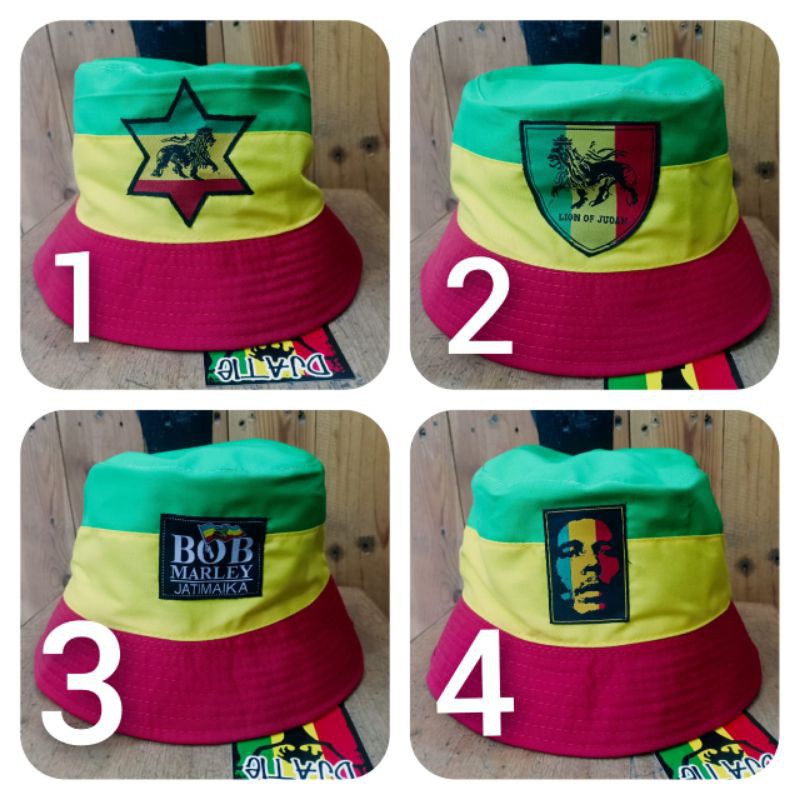 bob marley bucket hat