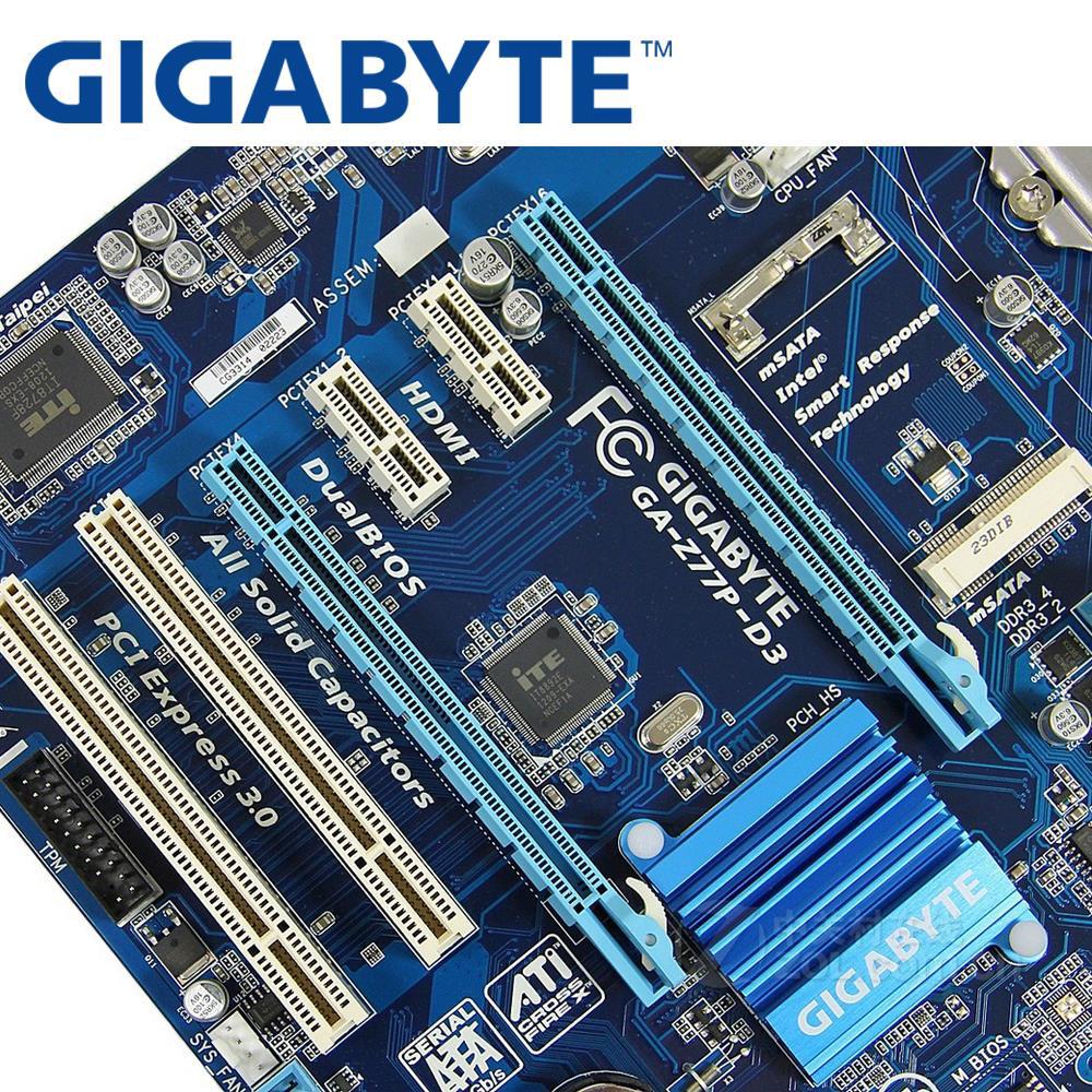 GIGABYTE GA-Z77P-D3 Desktop Motherboard Z77 Socket LGA 1155 i3 i5 i7 ...