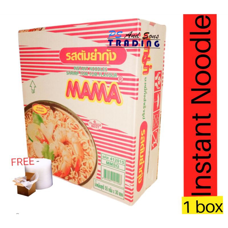 Thailand Mama Instant Noodles Pack Box Shopee Malaysia