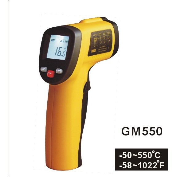 Benetech Digital Infrared Thermometer GM550 (-50 ~ 550 Deg C)