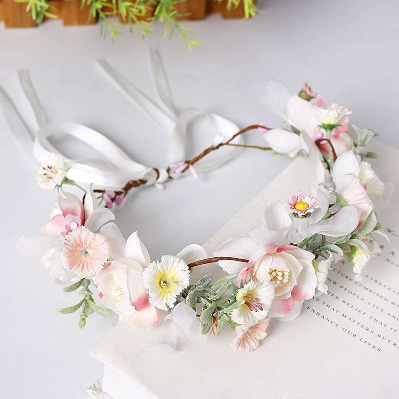 head tiara flower