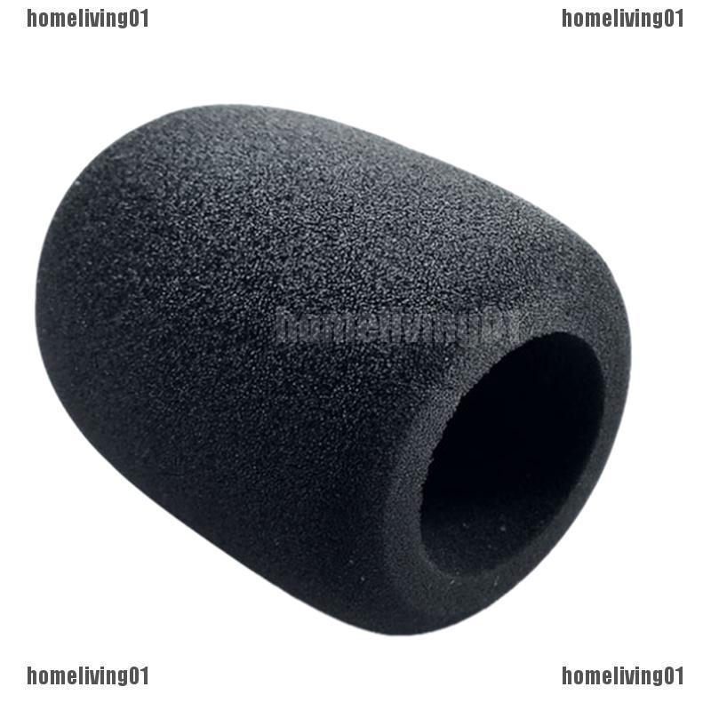 2 pcs Studio Microphone Mic Foam Protective Cover Black 75X60mm