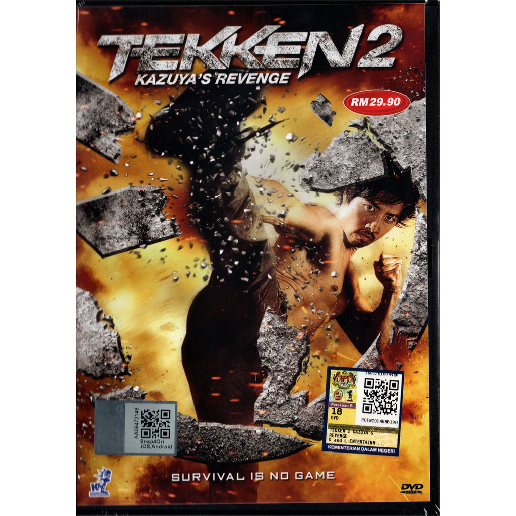 Dvd Tekken 2 Kazuya S Revenge Live Action Movie Shopee Malaysia