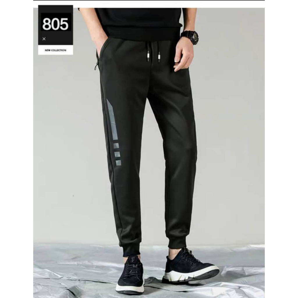 Men's Fashion Man Long Casual Sports Pants Gym Fit Trousers Jogger Gym Local Seller Clothes University Students