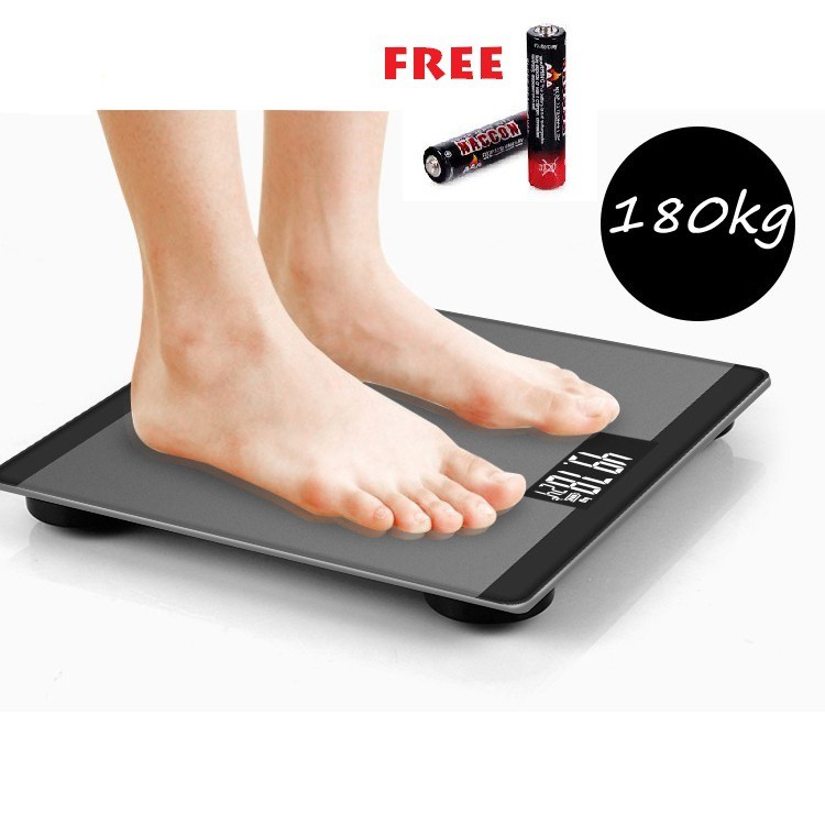 Ready Stock Shp Alat Penimbang Digital Berat Badan Max 180 Kg Digital Electronic Bathroom Weighing Scale Measurement