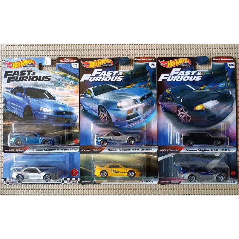 Buy Hot Wheels Premium Nissan Skyline Gt R R32 R33 R34 Selections Mmrr Seetracker Malaysia