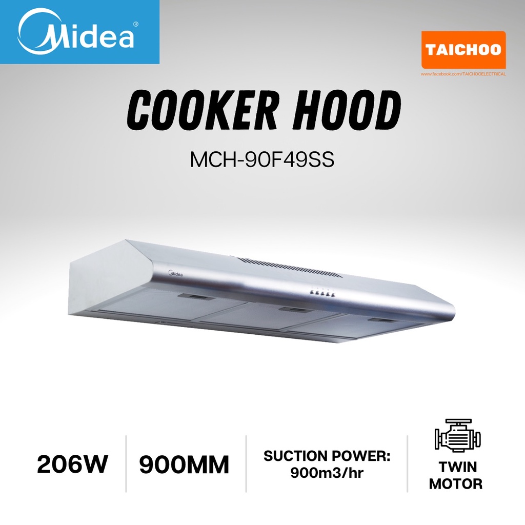 Midea Cooker Hood MCH 90F49SS Shopee Malaysia   631014d9c67c770ba1713b48198288e3