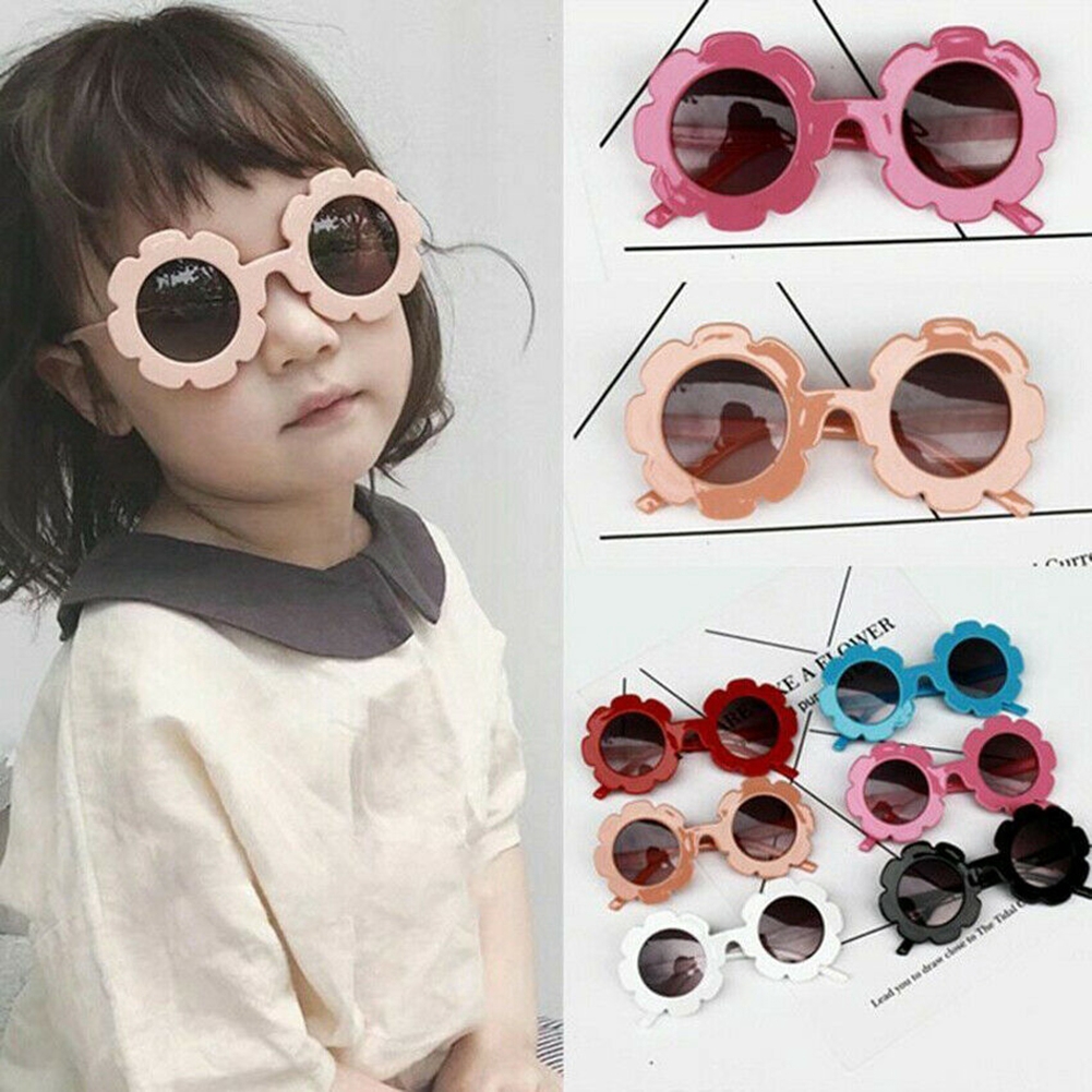 cute baby girl with sunglasses