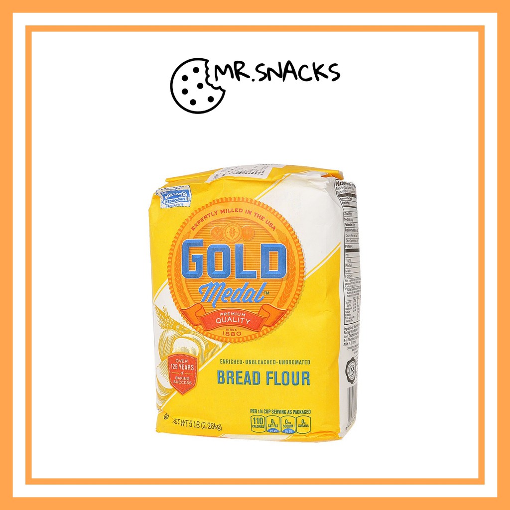 Gold Medal Unbleached Bread Flour 2.26kg | Shopee Malaysia