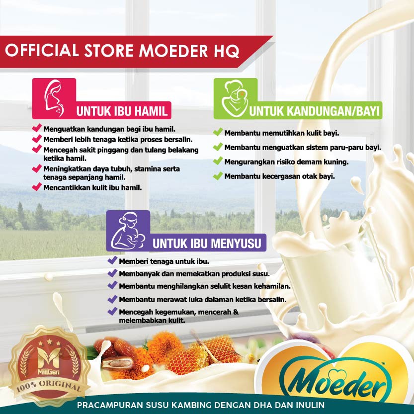 Moeder Milk Booster Vitamin C 100 Original Susu Moeder Tambah Susu Badan Moederhq Shopee Malaysia