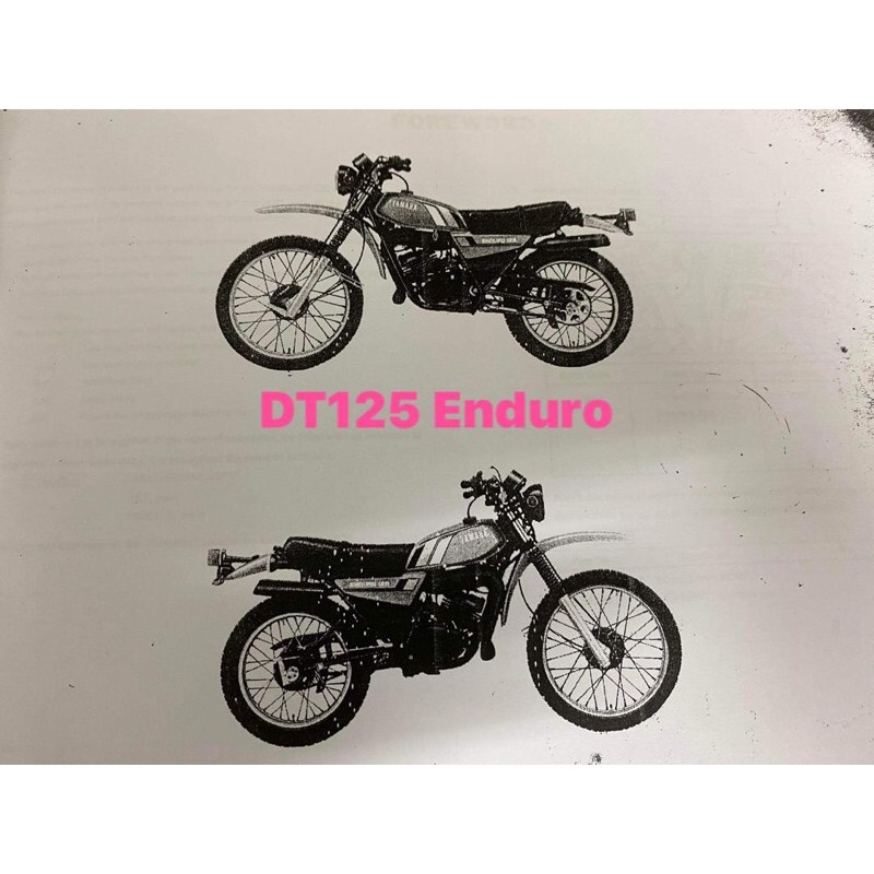 photostat) Yamaha DT125 Enduro 2A6 4F2 18G DT175 DT125Lc DT200r DT200wr  Parts Catalogue | Shopee Malaysia
