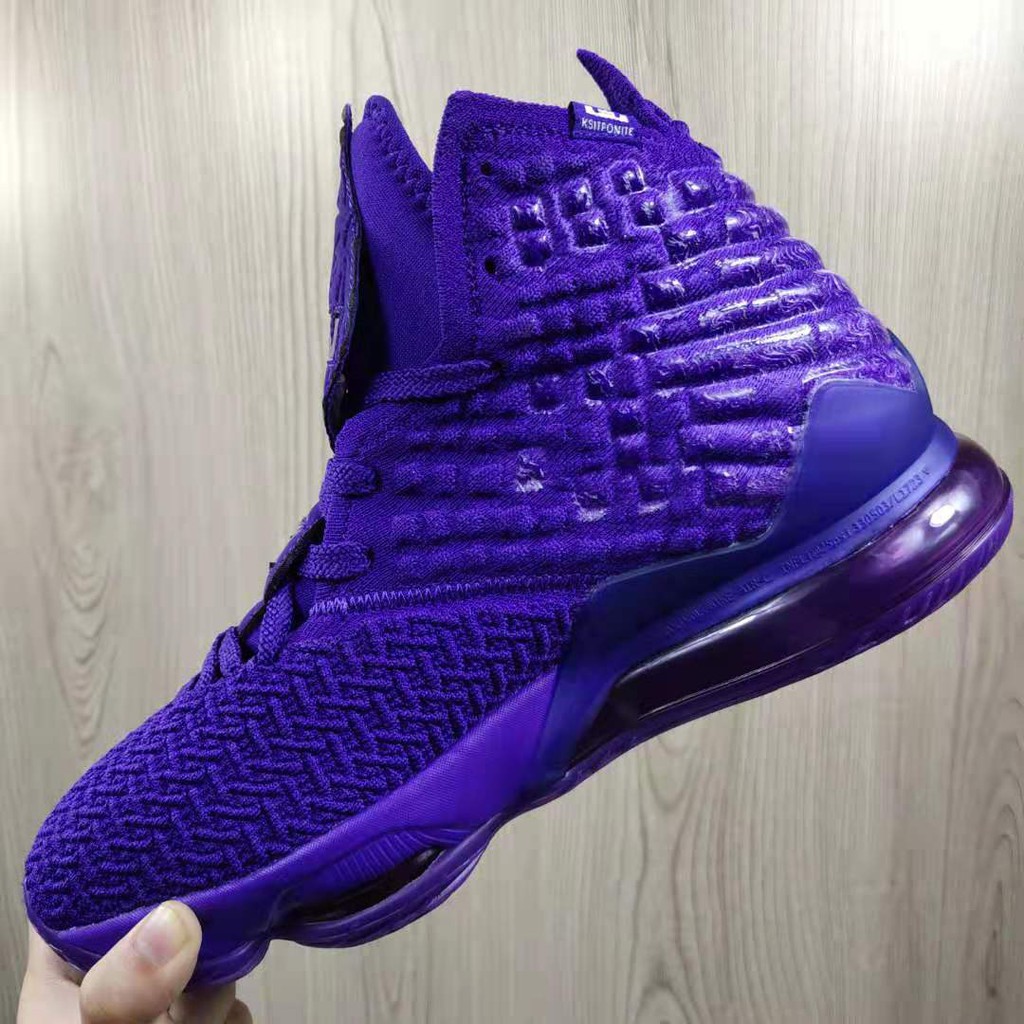 purple lebron basketball shoes