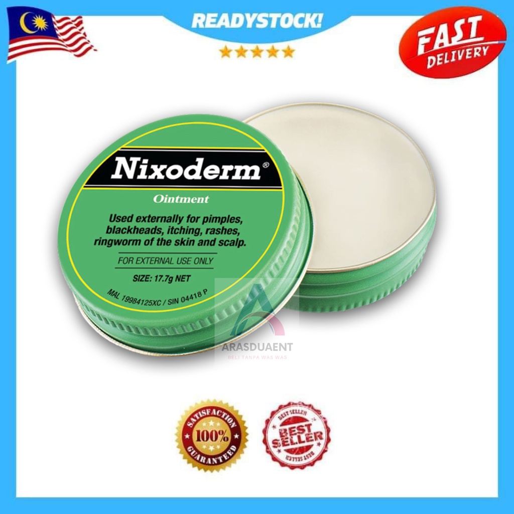 Nixoderm Ointment For Pimple Or Acne Rashes Blackheads And Ringworm Ubat Rawatan Jerawat 