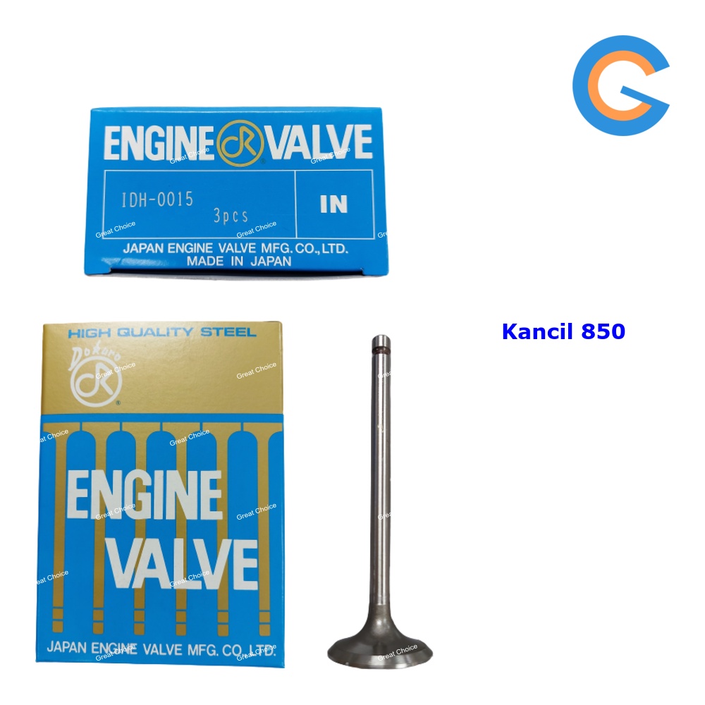 Engine Valve IN Kancil 850 3pcs DOKURO Japan PERODUA 1371187202 IDH