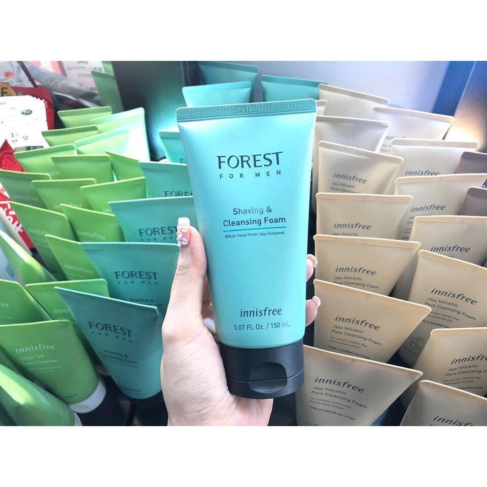 innisfree forest for men shaving & cleansing foam