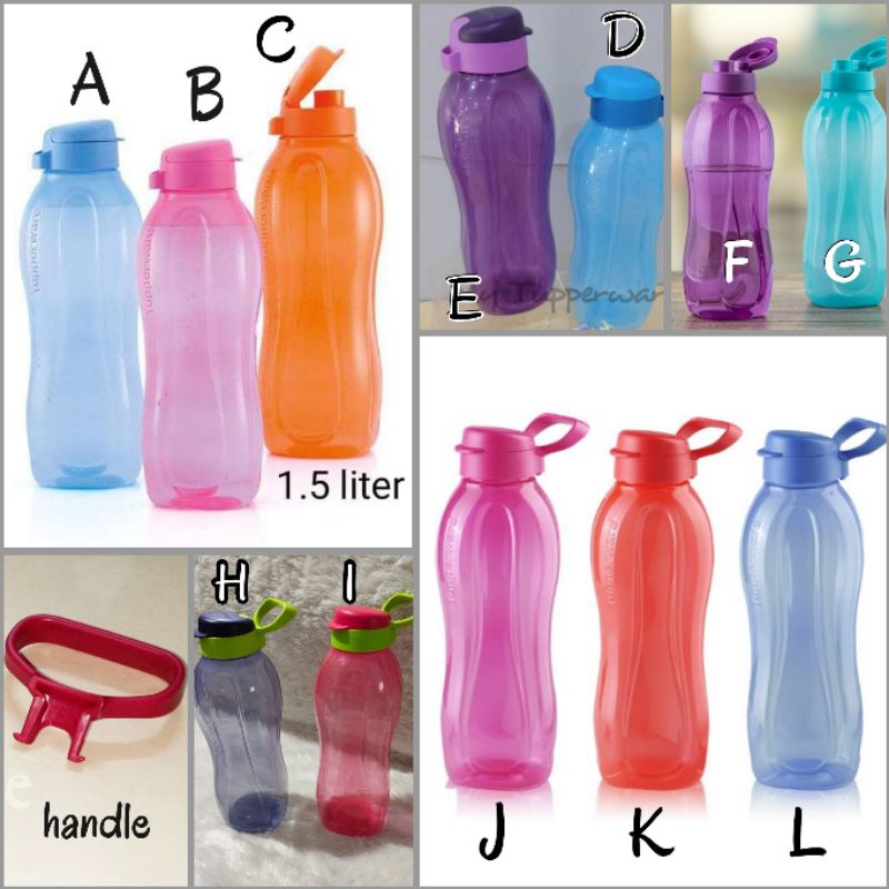 SALE : Tupperware Eco Bottle 1.5L litre eco botol 1.5L 1500ml | Shopee ...