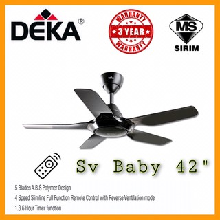 Deka Baby 6 N 46 Ceiling Fan Remote Control Shopee Malaysia