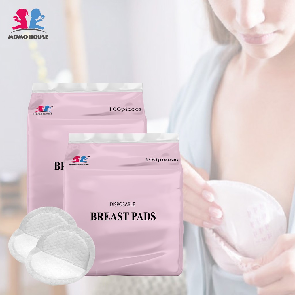 [100pcs] MOMO HOUSE Disposable Breast Pad Breastpad 150ml absorption Shopee Malaysia