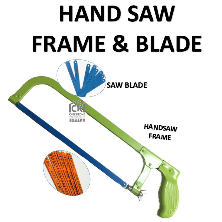 Metal Hacksaw Blade Metal Saw Blade PVC Pipe Hand Saw Full Set Gregaji