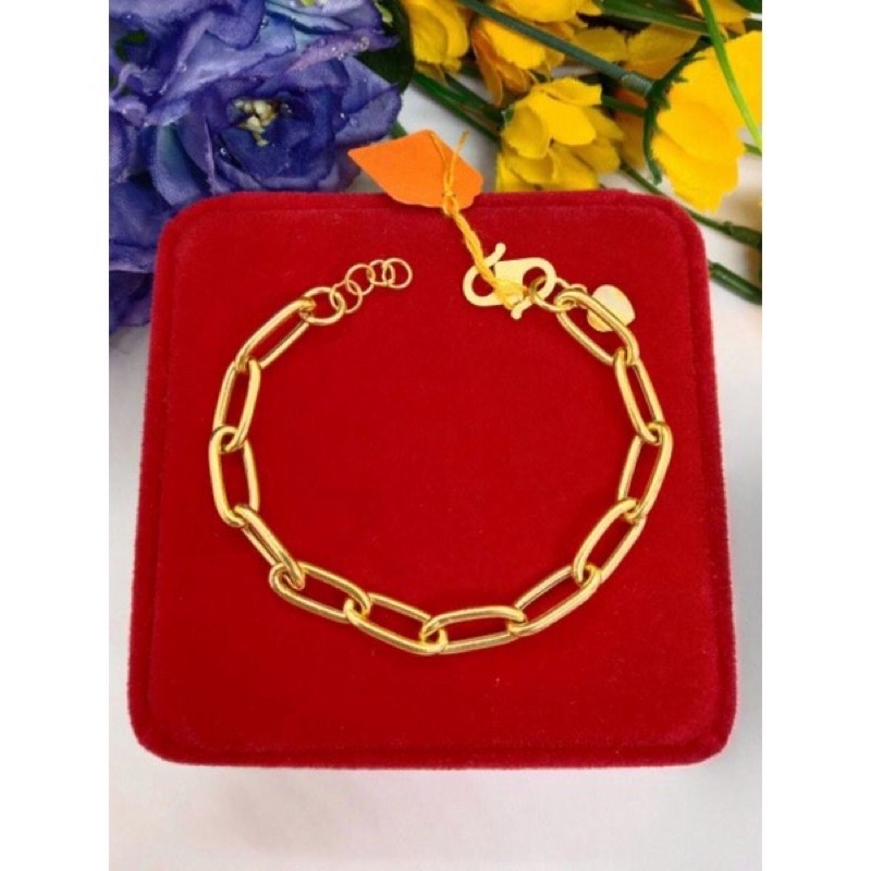 RANTAI TANGAN HARDWARE / RANTAI TANGAN PAPER CLIP / CANDY LOVE COP 916