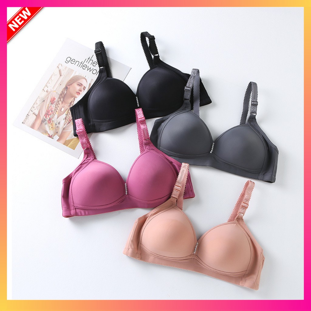 Beauty Non Wired Plus Size C Cup Bra Shopee Malaysia