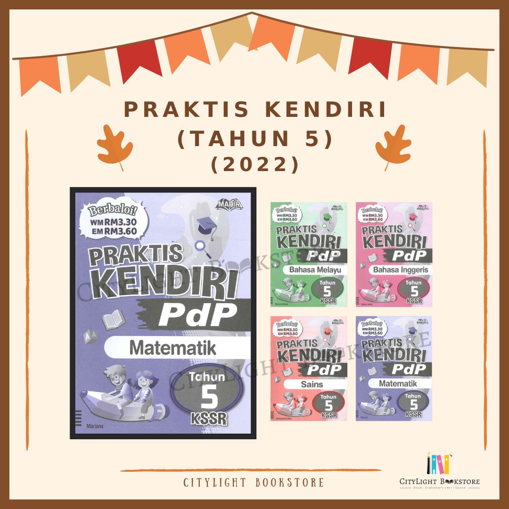 Featured image of [CITYLIGHT] Buku Latihan: Praktis Kendiri PDP Tahun 5 KSSR (2022)
