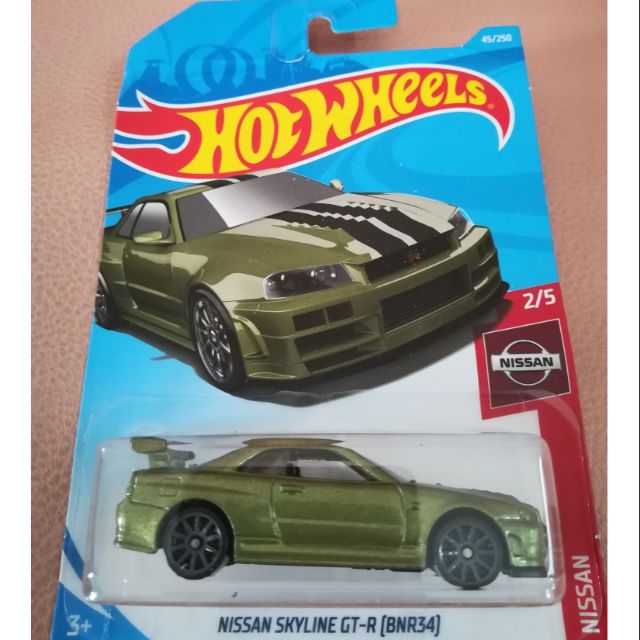 hotwheels nissan gtr r34