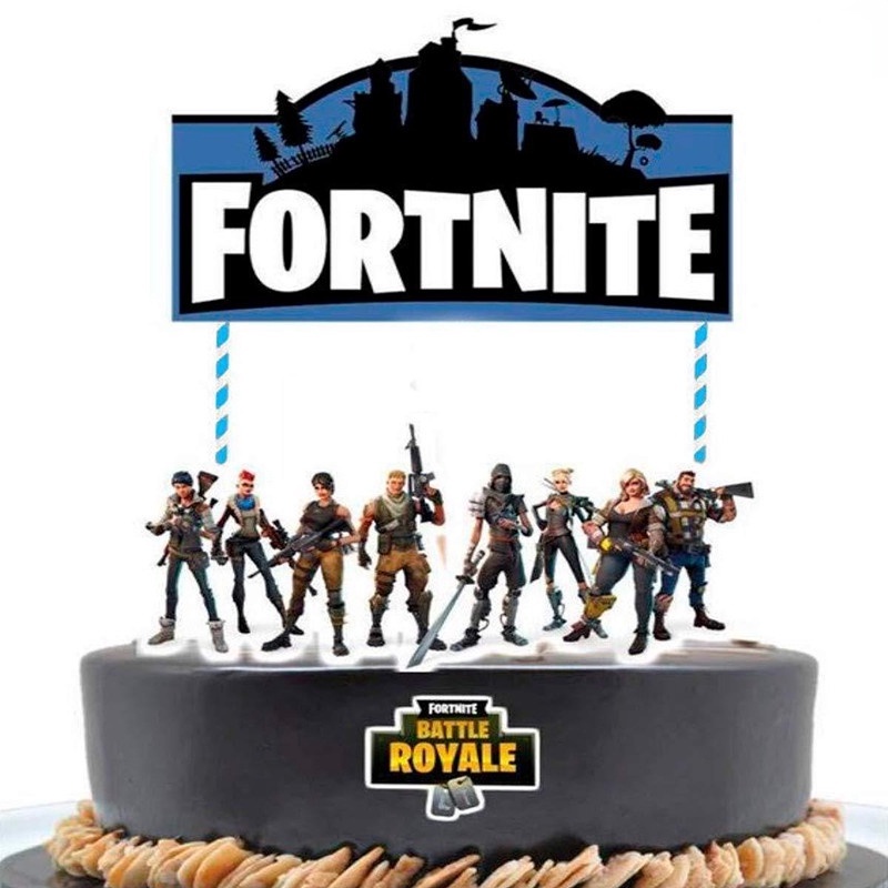 Softcloud Fortnite Night Game Theme Happy Birthday Decoration Set Balloon Banners Tableware Of The Fortress Theme Party Supplies Kids Child Birthday Favors Shopee Malaysia