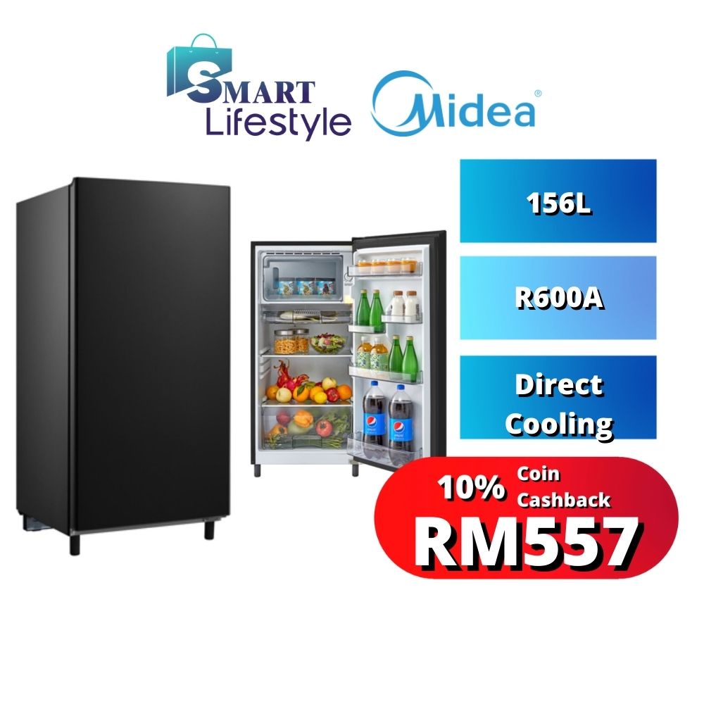Midea 1 Door Refrigerator 156l Ms 196 Ms 196b Shopee Malaysia