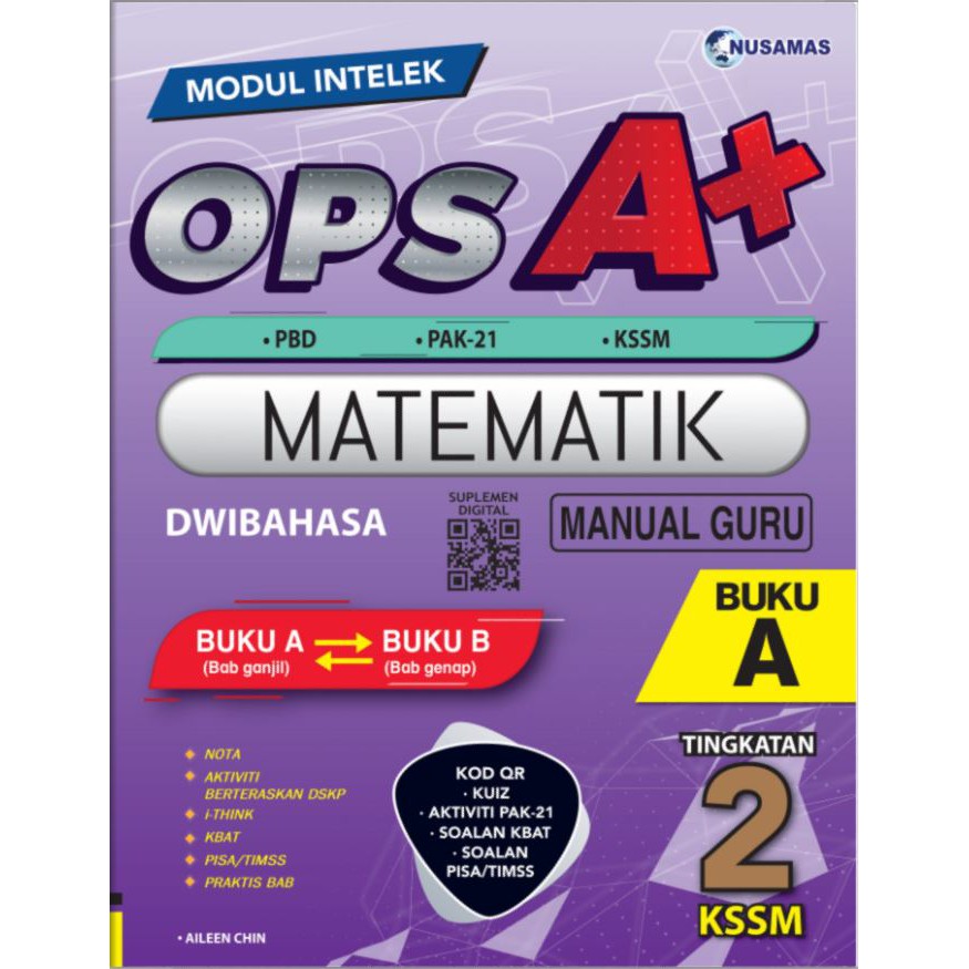 Buy [EHUBZ] MODEL INTELEK OPS A+ MATEMATIK (BUKU A + BUKU B) KSSM