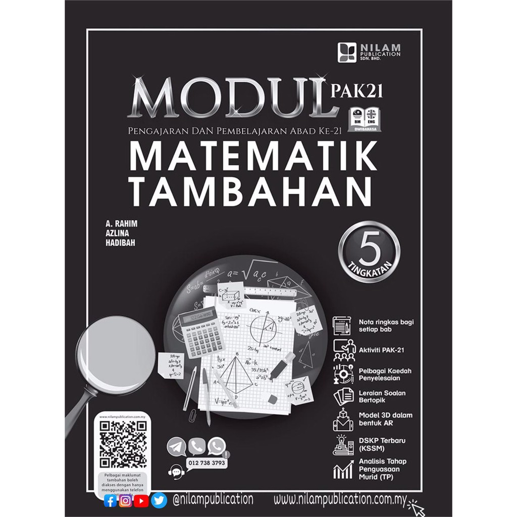 Official Nilam Modul Pengajaran Pembelajaran Abad Ke 21 Matematik Tambahan Tingkatan 5 2021 Shopee Malaysia