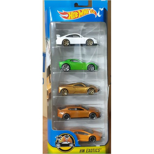 hot wheels 5 pack exotics