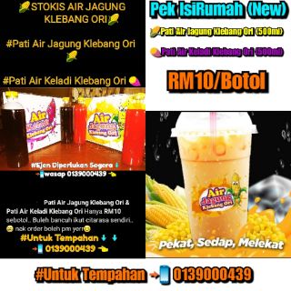 Resepi Air Jagung Klebang Ori