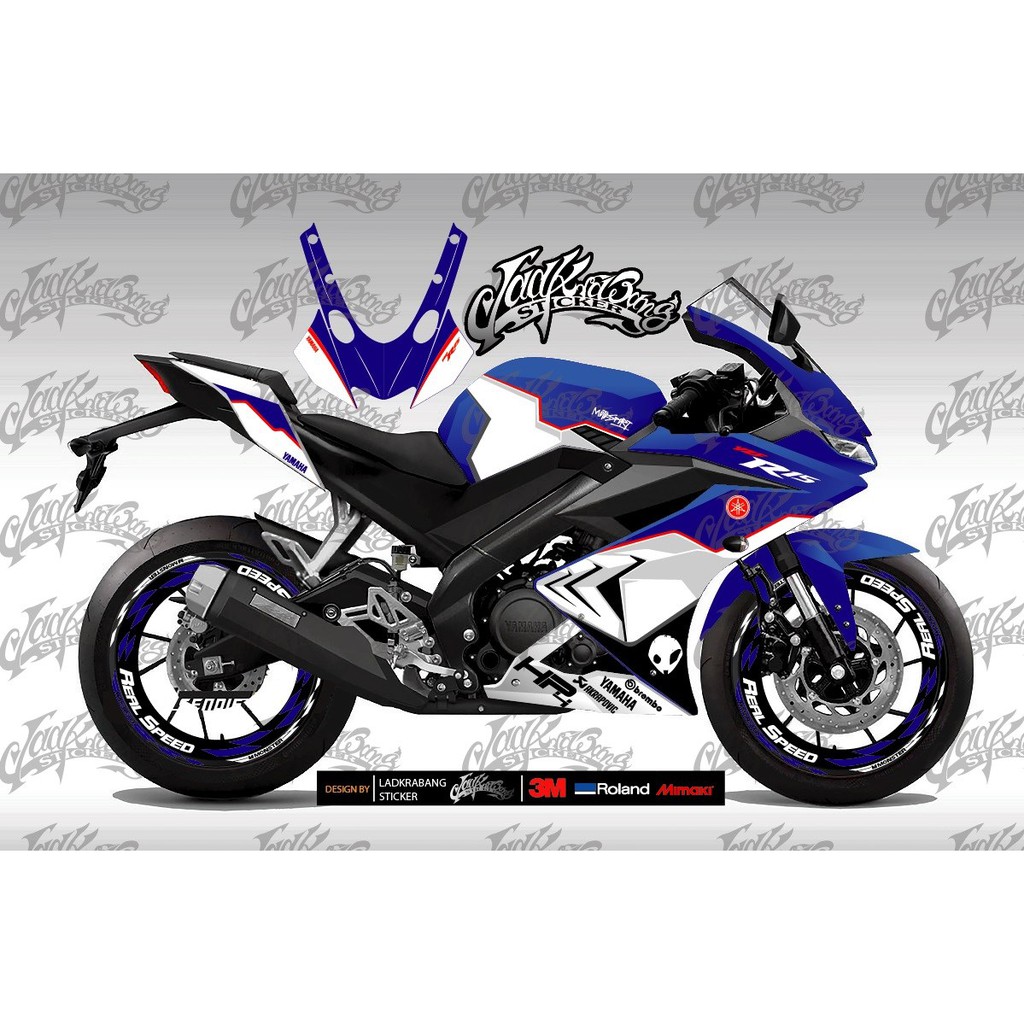 Yamaha R15 V3 Decal Sticker Pm Me For Other 100 Design Shopee