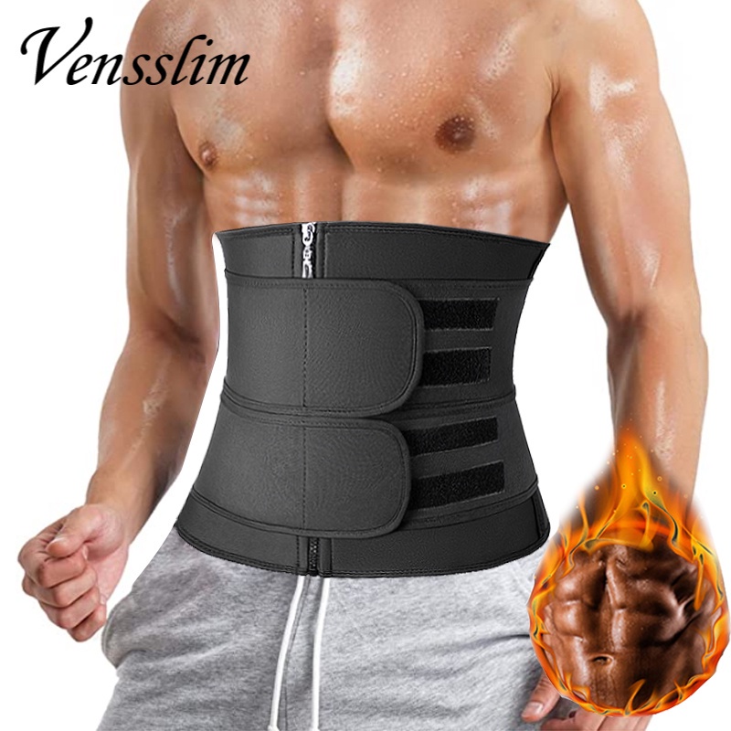 Men Waist Trainer Slimming Body Shaper Weight Loss Shapewear Belt Belly Shapers Sweat Trimmer Belt Reducing Slim Girdle