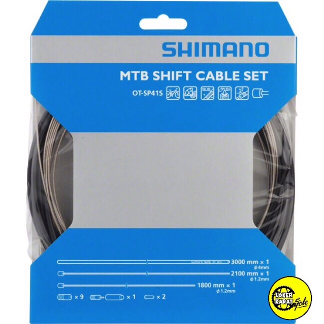 shimano mtb shift cable set